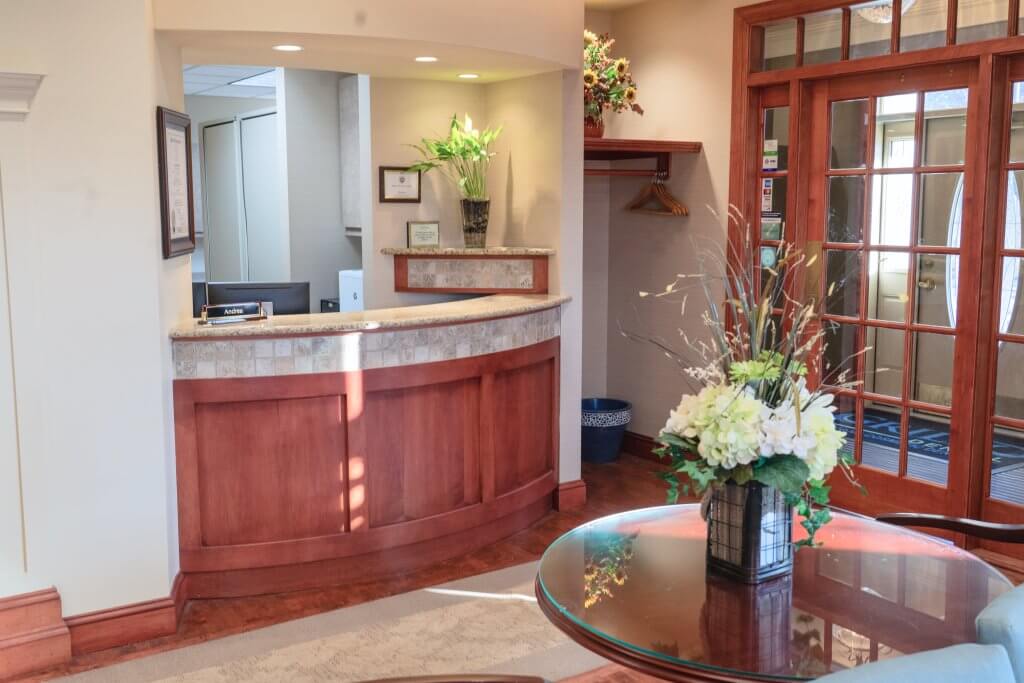 A photo of the interior of the Grillo Dental office in South Windsor, Connecticut